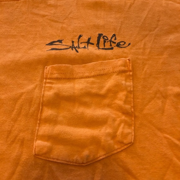 Men’s Salt Life Fishing Tee, Boating, shrimping, Super Soft, Graphic Hook, sz XL - Picture 4 of 5
